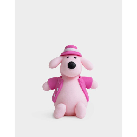 Squishy Apretable De Perrito Rosa Claro