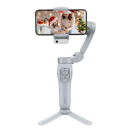 Jx Robot - Gimbal 3 Ejes L7C Pro Plus - Bluetooth. Seguimiento Facial. Luz Frontal y Trasera. Trípod 001