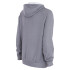 HOODIE POLY FLEECE GIRLS TRNG gris melan GRIS CLARO/NEGRO/NARANJA