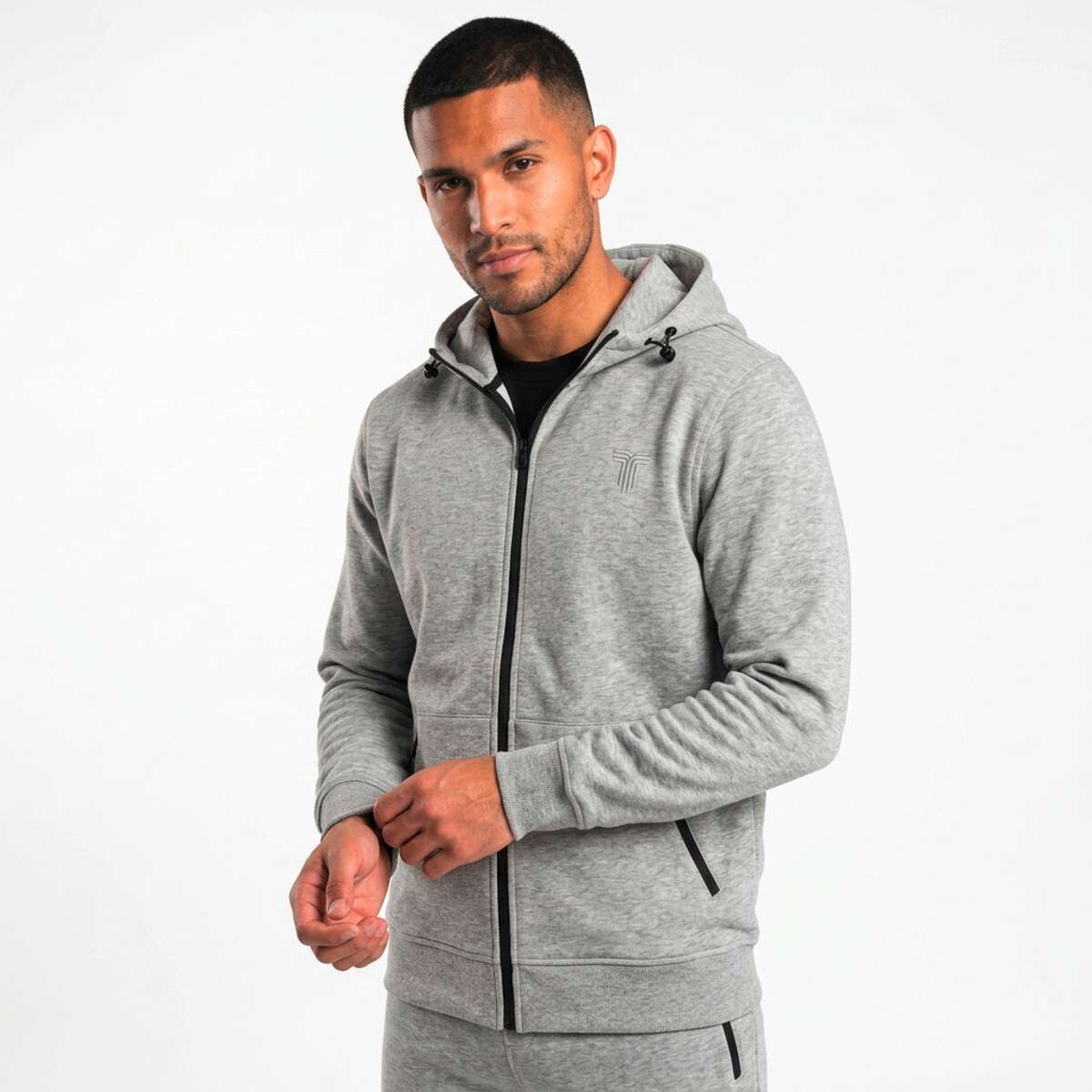 Campera Pocket Grafito De Hombre - Gris 