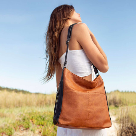 Cartera Castellon Caramelo C/ Negro