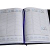 AGENDA ABEZETA 203 CP CLASSIC TAPA COSIDA Y PRESILLA TAPA MARRON Y VERDE