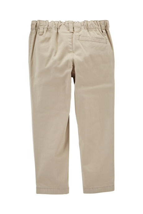 Pantalón de sarga clásico Sin color