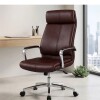 Silla Escritorio Cromada Dell Marron Rt-719 Silla Escritorio Cromada Dell Marron Rt-719