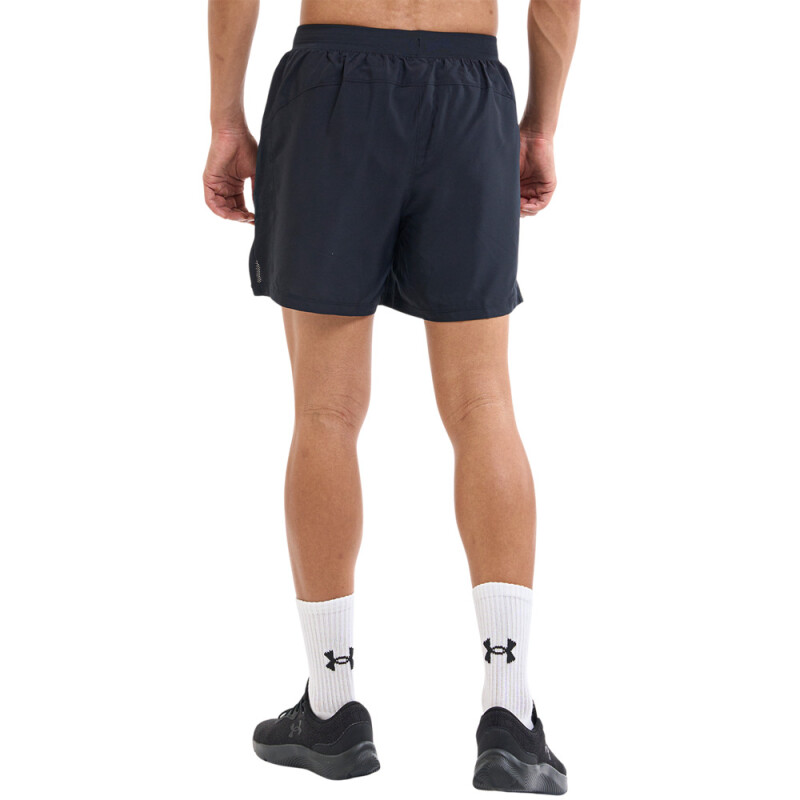 UA LAUNCH 5'' SHORTS-GRN BLK-001