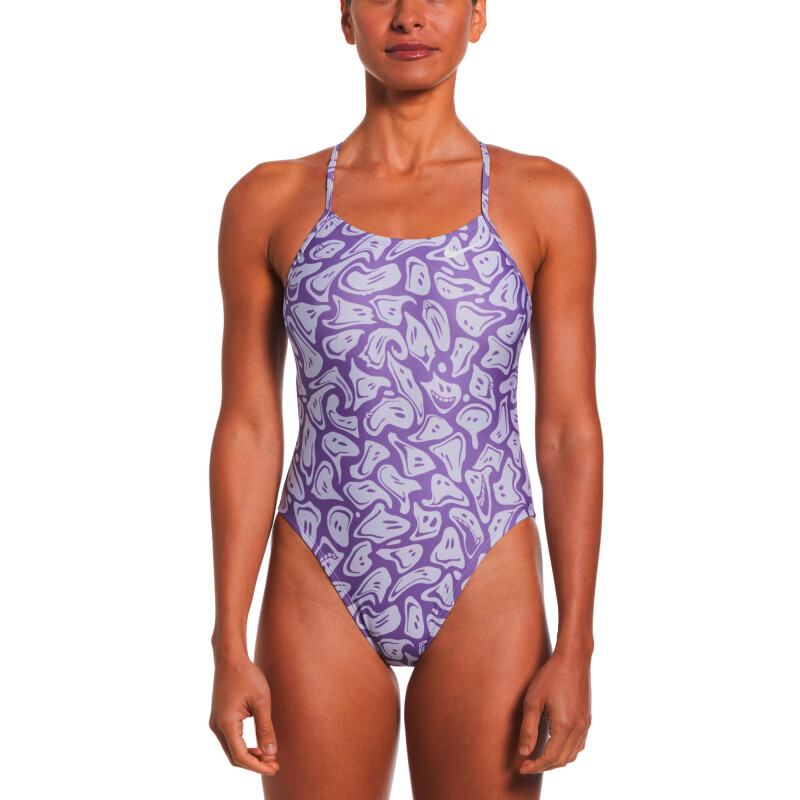 Traje de Baño Cutout One Piece de Mujer Morado