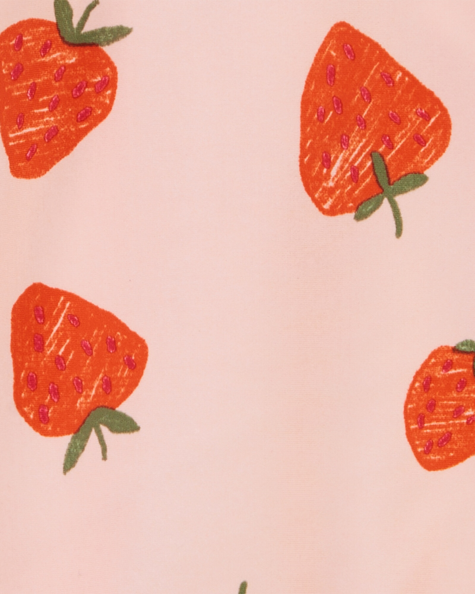 Malla de baño una pieza manga larga con protección UPF 50+ diseño frutillas Malla de baño una pieza manga larga con protección UPF 50+ diseño frutillas