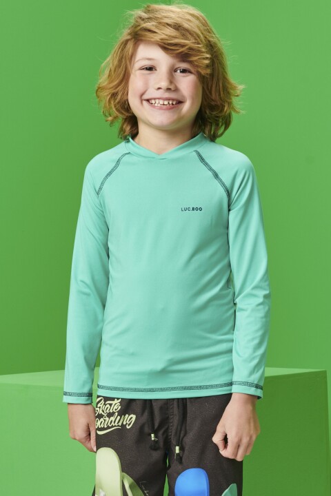 Camiseta Con Protección UV50+ Verde Camiseta Con Protección UV50+ Verde