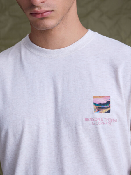 T-SHIRT GEO NUBE MEL