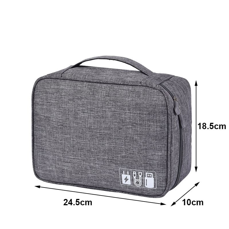 Organizador de Accesorios Electrónicos G gris
