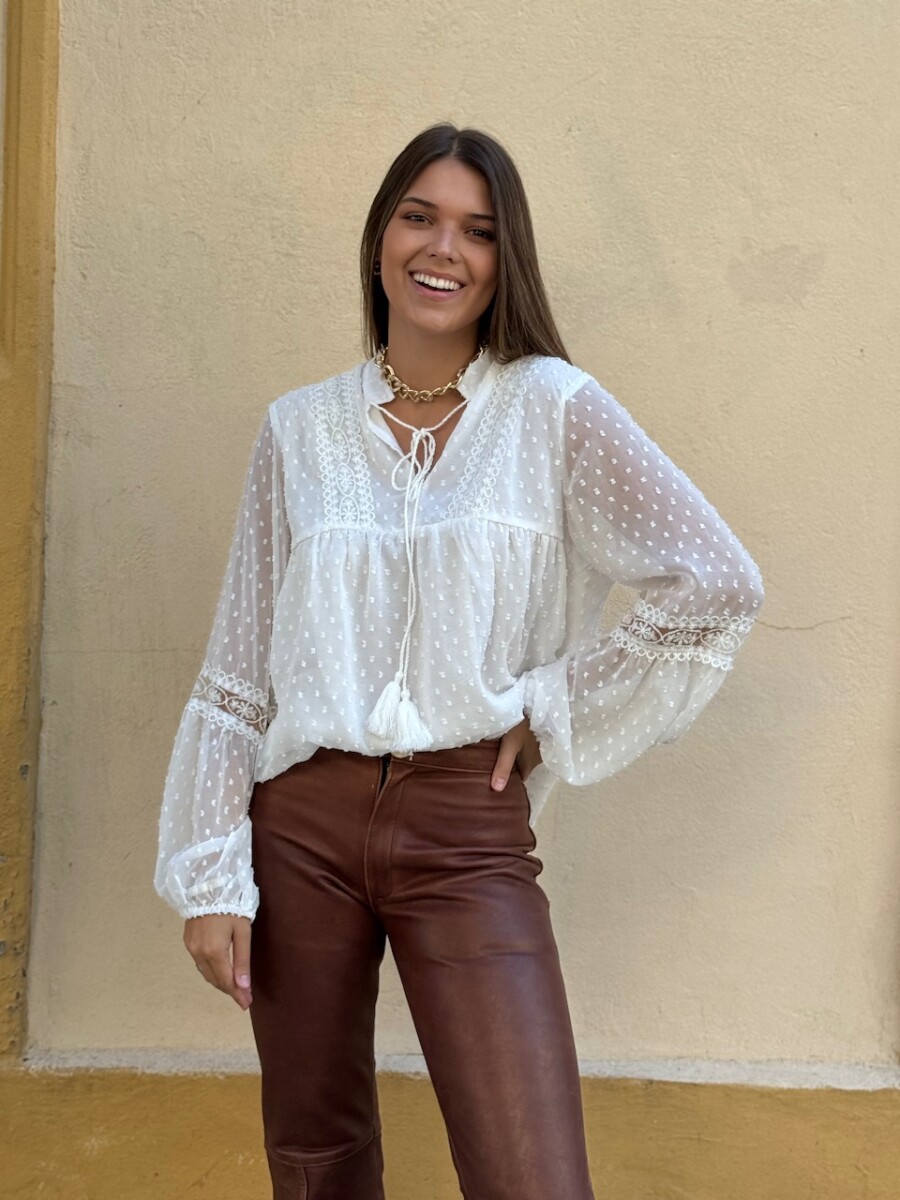 Camisa Mila - blanco 
