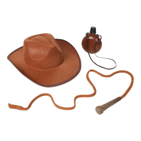 Gonher Set Aventura Gorro Látigo Cantimplora Juguete Niños Gonher Set Aventura Gorro Látigo Cantimplora Juguete Niños