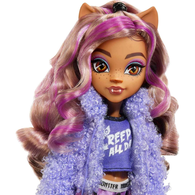 Muñeca Monster High Y Accesorios Para Fiesta De Pijamas, Clawdeen Wolf Muñeca Monster High Y Accesorios Para Fiesta De Pijamas, Clawdeen Wolf