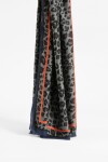 Pashmina animal print reborde animal print
