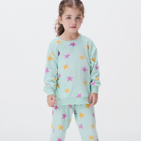 PIJAMA ML FEM VERDE LIMA