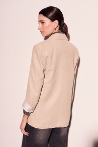 Blazer Lino Crudo Melange