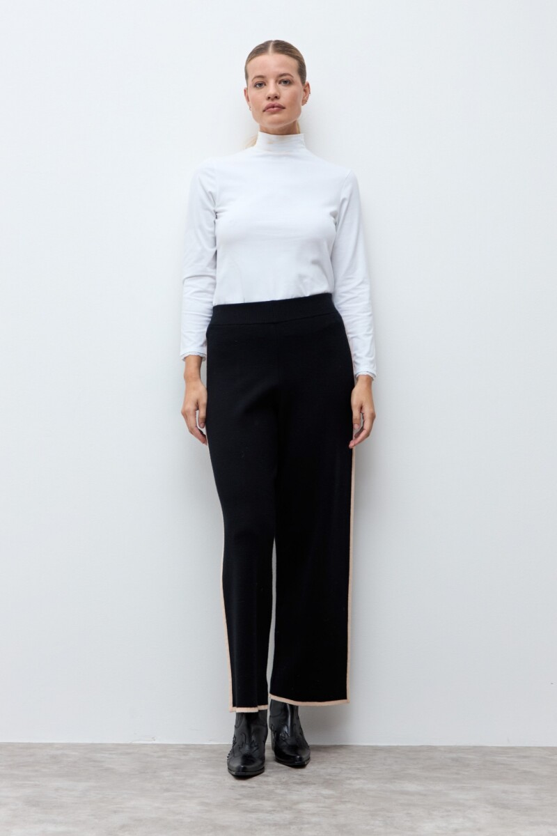 Pantalón tejido negro
