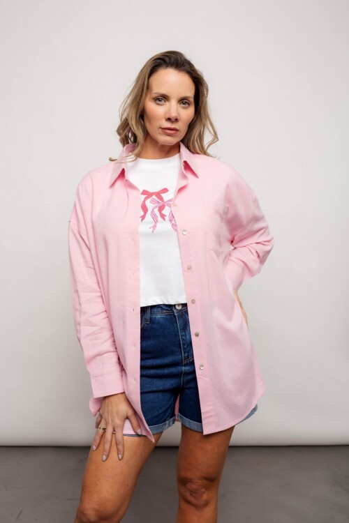 Camisa Uma Rosado