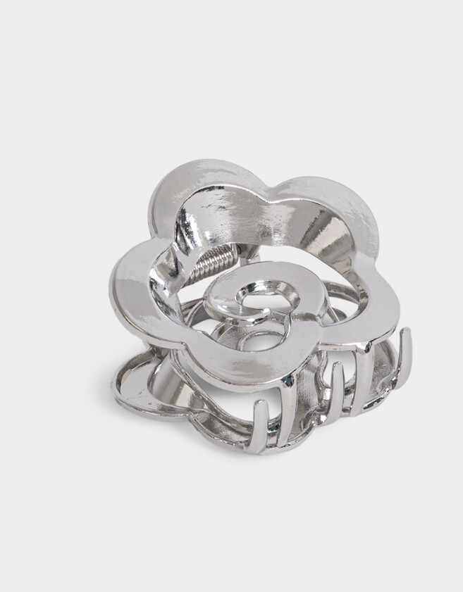Broche Con flores Broche Flor - Plateado