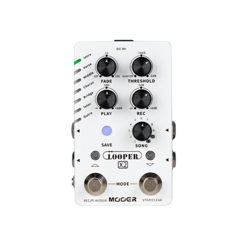 Pedal efectos Mooer Looper X2 Pedal efectos Mooer Looper X2