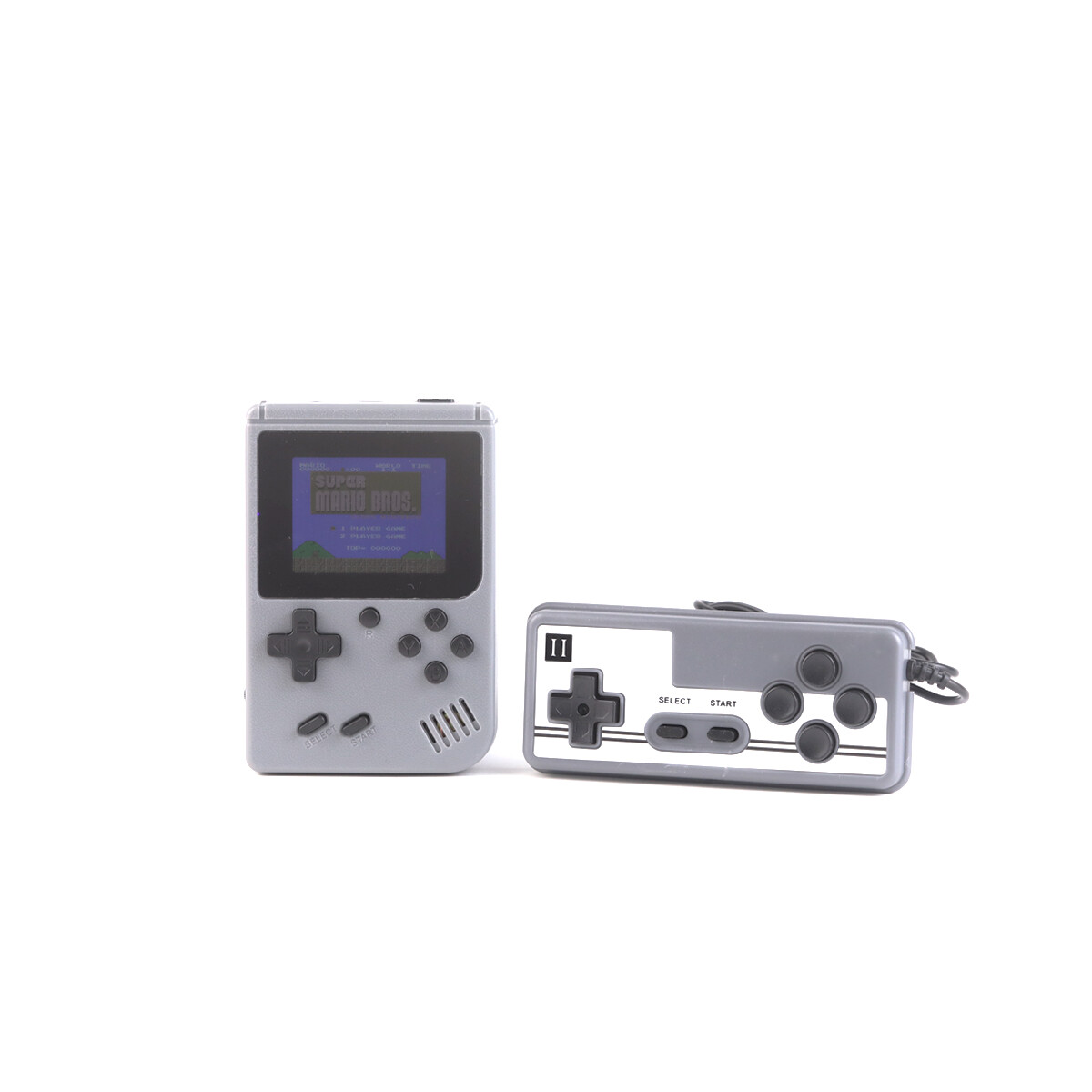 Mini Consola Retro 400 Juegos Tipo Gameboy - Gris 