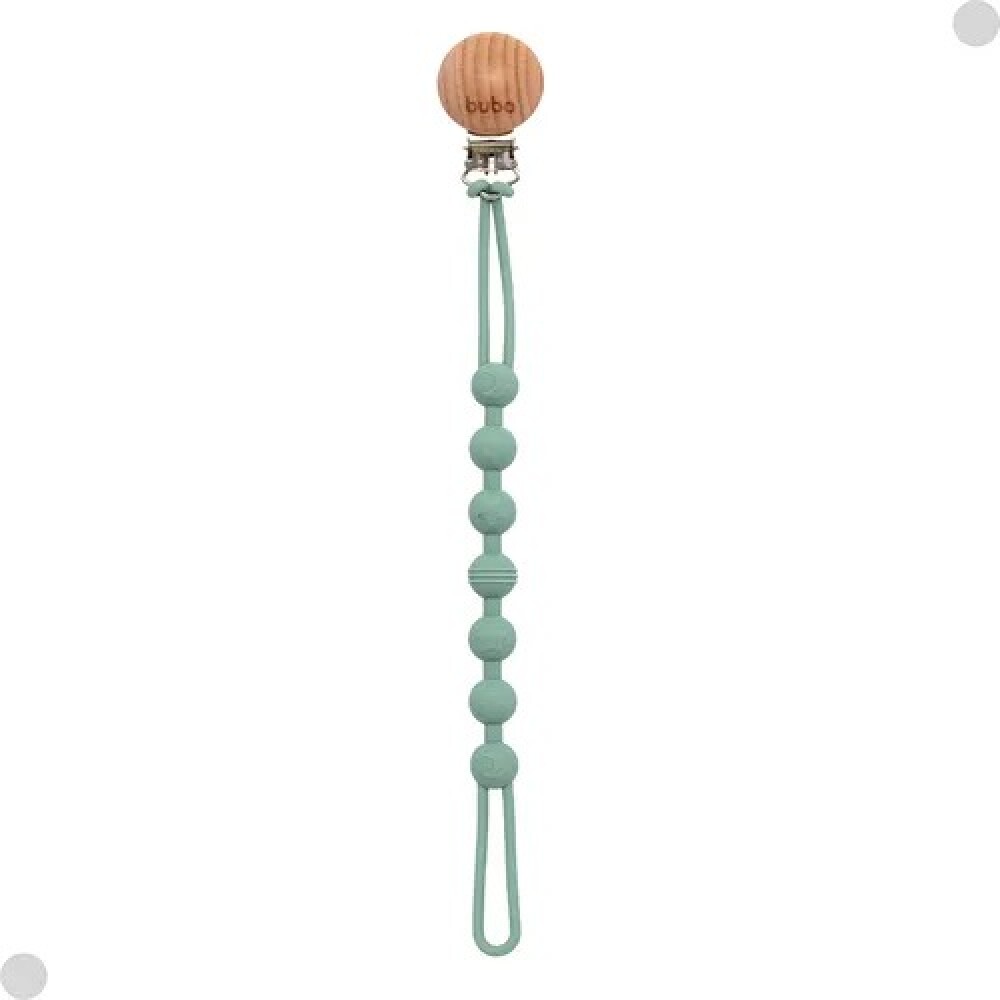 Clip bambu silicona BUBA new verde