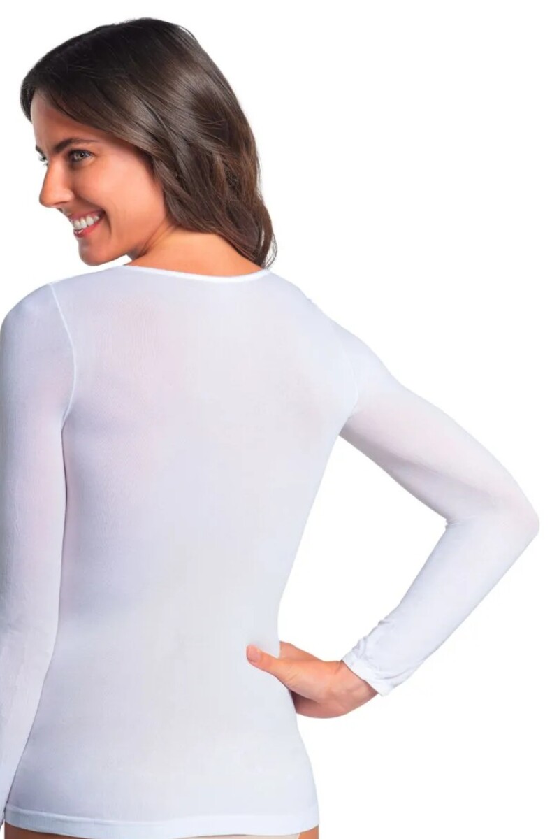 Camiseta piel 1212 caffarena Blanco