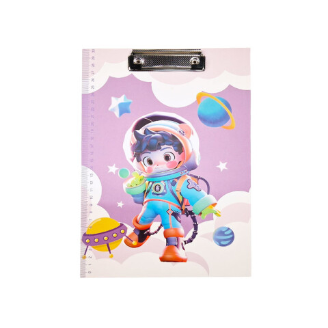 Tabla con pinza diseño astronauta tamaño A4 Tabla Con Pinza Diseño Astronauta Tamaño A4