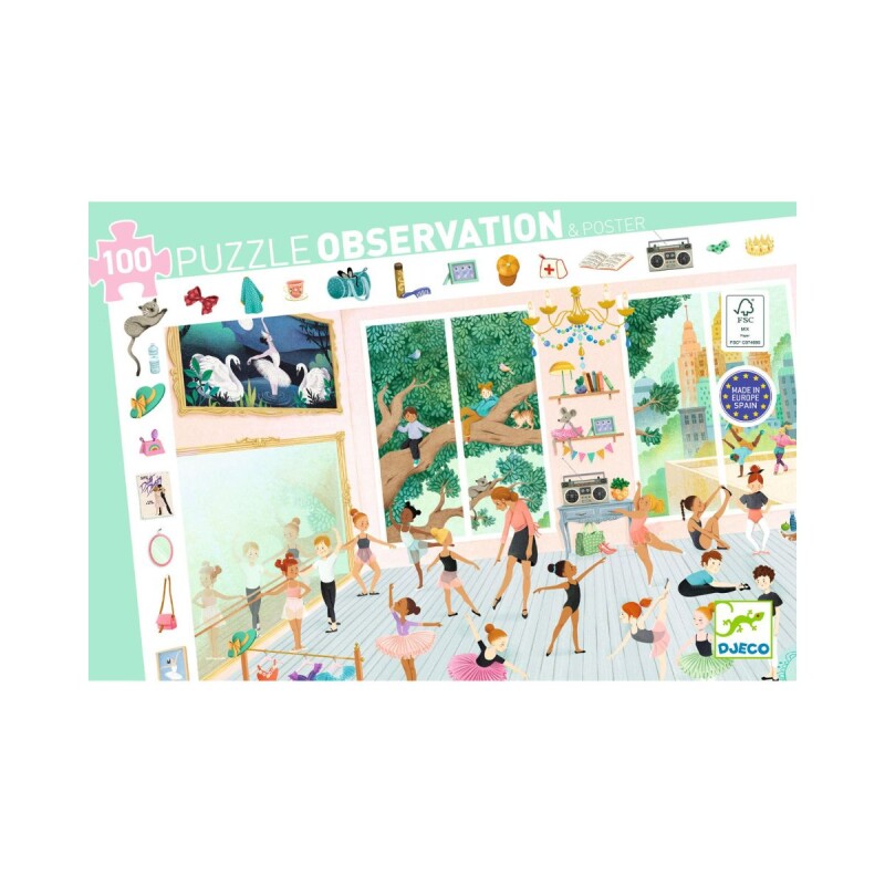 Puzzle 100 pcs FSC MIX Ballet