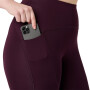 Tights Running Road High Waist Tight Mujer Dark Aubergine