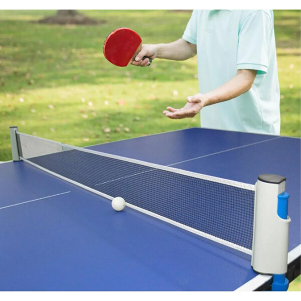 Red Extendible Para Mesa De Ping Pong Blanco