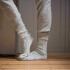 Medias Cotton Twist Gris Claro