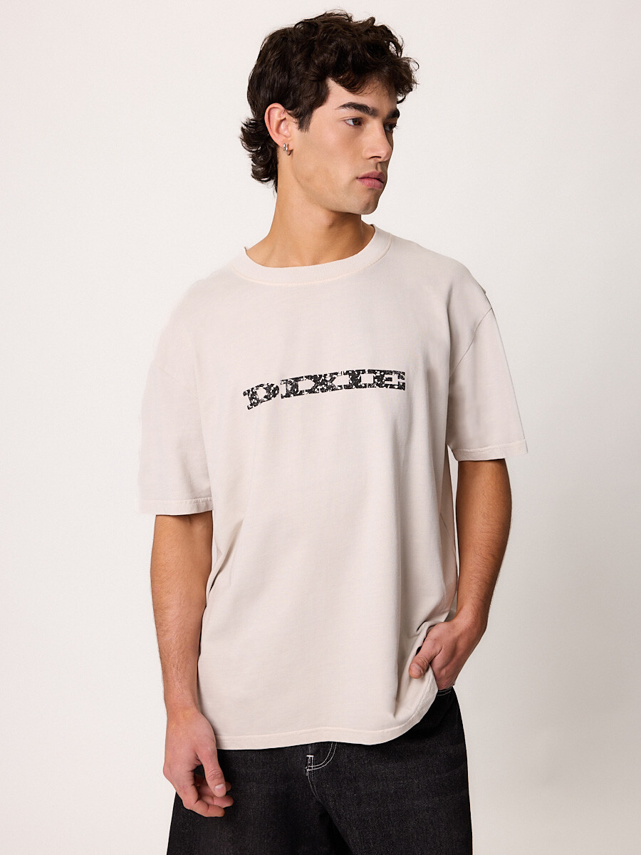 T-SHIRT M/C CARTAS DIXIE Gris Claro