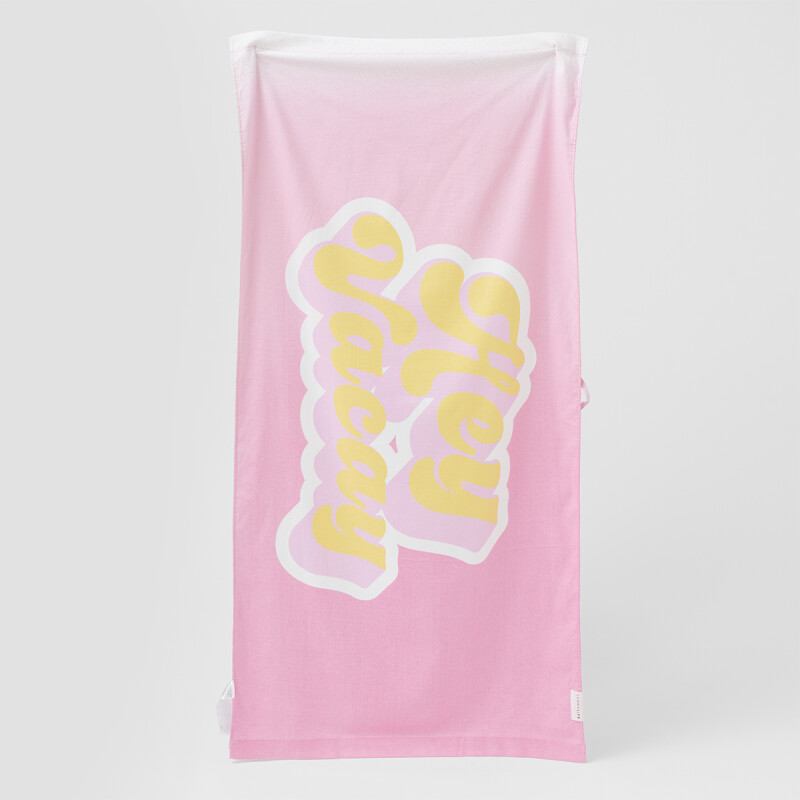 Toalla de playa para chicos Bubblegum Pink