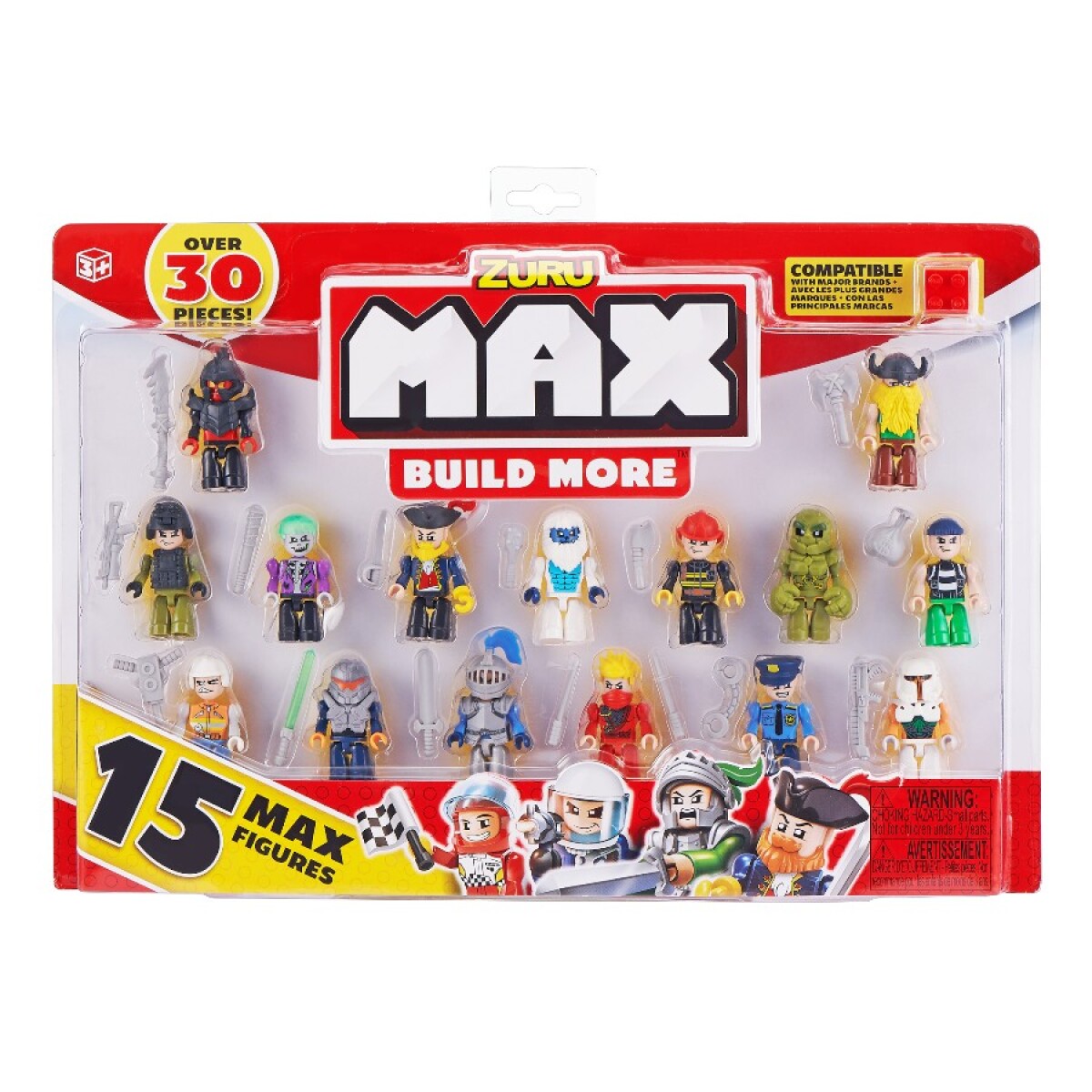 Set 15 Mini Figuras Max Build More Zuru 