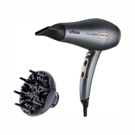 Secador De Pelo Professional UFESA SC8470 2400W Con Boquilla De Concentración Y Difusor Secador De Pelo Professional UFESA SC8470 2400W Con Boquilla De Concentración Y Difusor
