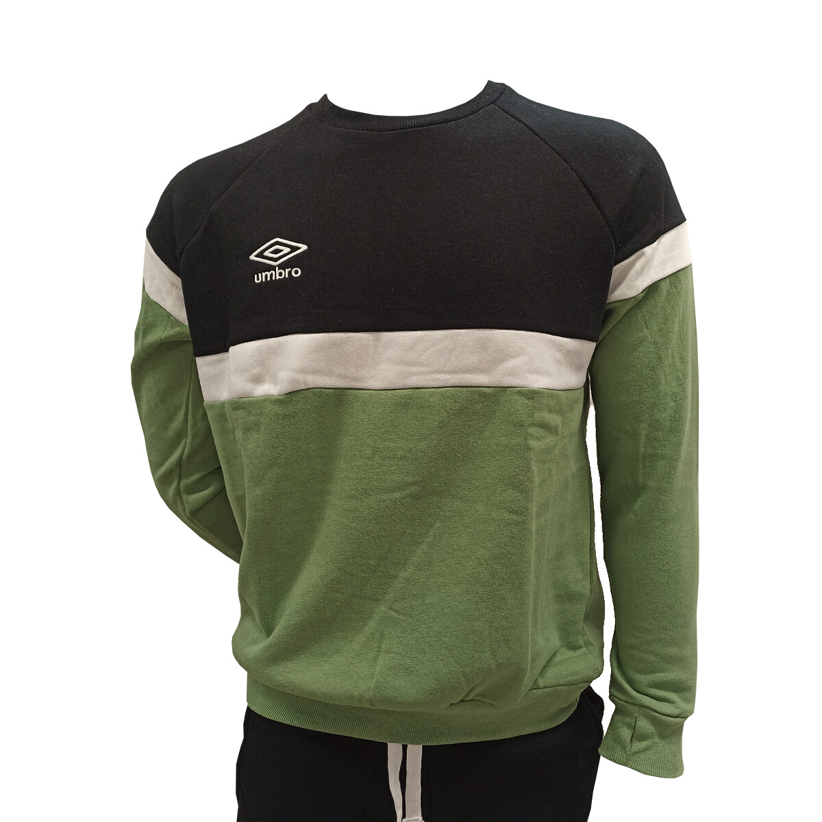 Buzo Umbro Hombre Sunset Negro Verde Blanco - S/C 