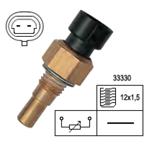 BULBO INTERRUPTOR - TEMP GM/DAEWOO =33330 EFFA 2.2 - BULBO INTERRUPTOR - TEMP GM/DAEWOO =33330 EFFA 2.2 -