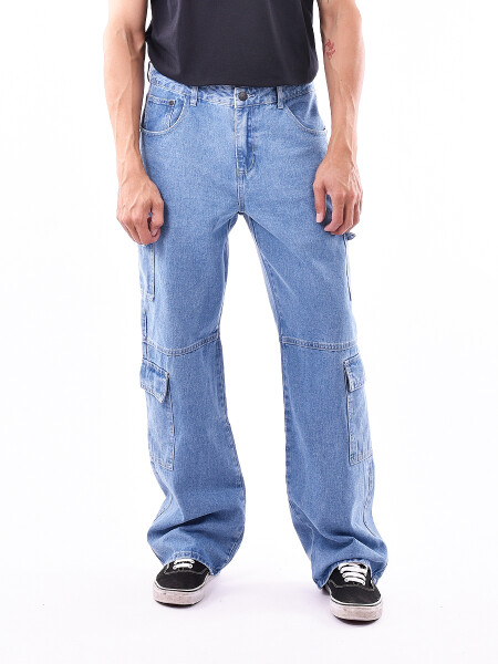 JEAN REVOLVE AZUL