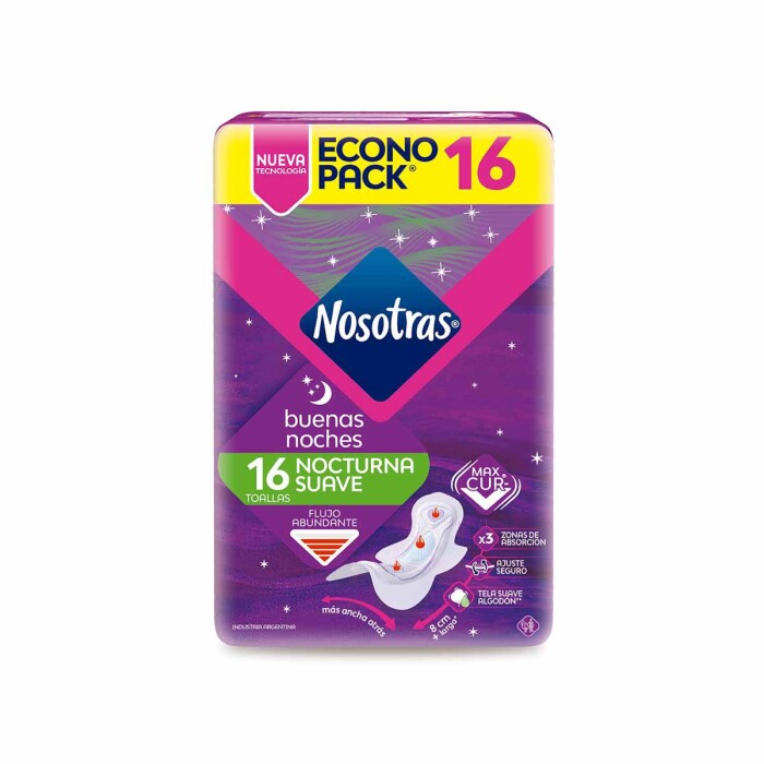 NOSOTRAS BUENAS NOCHES MAX CURV X 16 UN única