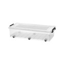 CAJA ORGANIZADORA CON RUEDAS CHATA 38 LITROS Sin color