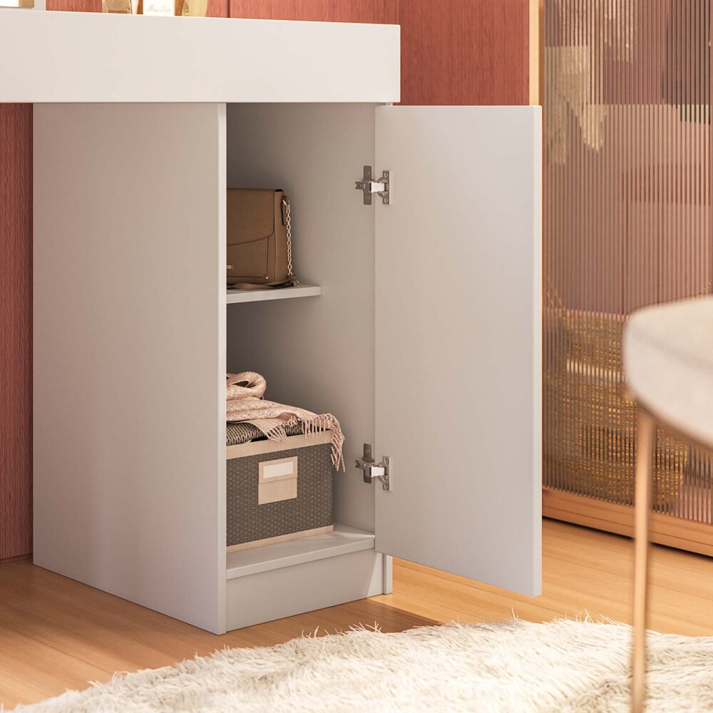 ESCRITORIO TOCADOR MDF MARRON UMPI