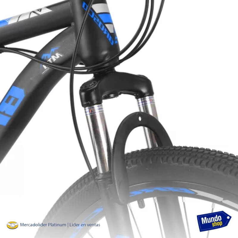 Bicicleta Montaña Rodado 26 Con 21 De Velocidad Aro 26 Azul