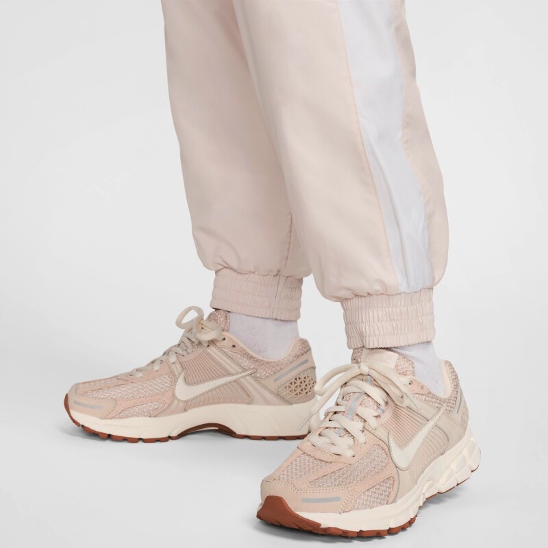 Pantalón Largo Alto-Rise Loose Joggers de Mujer Blanco