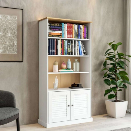 Estanteria 2 Puertas Li­nea Valenciana Blanco