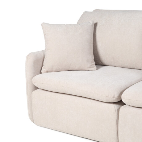 Sofá Modular Audax (Retráctil) - Tela Microfibra - 3 módulos AA-10 (Beige)
