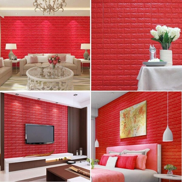 Revestimiento Pared Adhesivo Facil Colocacion Piedra 70x77cm Revestimiento Pared Adhesivo Facil Colocacion Piedra 70x77cm