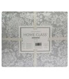 Juego Sábanas 2 Plazas Home Class Estampado 180 Hilos 100% Algodón Arabesco Gris