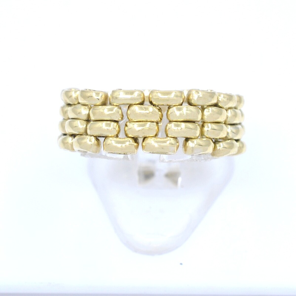 Anillo panther 4 hilos en oro 18k 