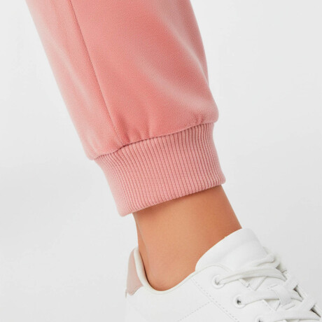 Conjunto Jogging Plush Campera + Pantalón Dama Rosa